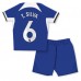 Billige Chelsea Thiago Silva #6 Børnetøj Hjemmebanetrøje til baby 2023-24 Kortærmet (+ korte bukser)